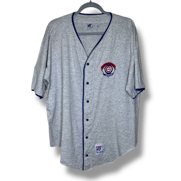 Vintage 90s The Game Chicago Cubs Baseball Jersey Limited Edition Men XL FLAWS - Picture 1 of 16